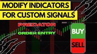 Modify Indicator For Custom Signals NinjaTrader 8  Predator X Order Entry [upl. by Argyle64]