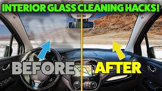 How to Clean the INSIDE of Your Windshield With No Streaks Easy Hacks [upl. by Genni]