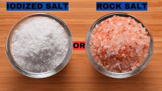 IODIZED SALT OR ROCK SALT  WHAT SHOULD WE CONSUME [upl. by Britt214]