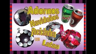 Ideas de Adornos Navideños con Latas que podemos poner afuera [upl. by Rabma818]