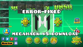 How to Download MegaHack v8 ERROR FIXED  Geometry Dash 22 [upl. by Ardnusal]