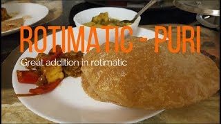 Puri with Rotimatic  Recipe  Demo [upl. by Fruma]