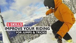 5 Skills to Improve your Riding for Jumps and Tricks [upl. by Loram]