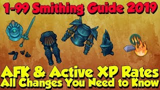 199120 Smithing Guide Fast amp AFK Methods Runescape 3 New PostRework [upl. by Haughay]