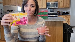 Review for Emergen C 1000mg Vitamin C Powder Pink Lemonade [upl. by Nonnarb]