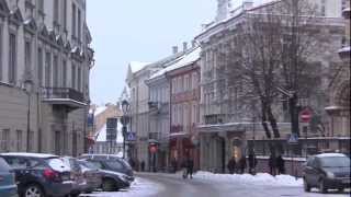 The City of Vilnius Lithuania  20th January 2013 [upl. by Nandor324]