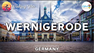 🇩🇪 Wernigerode Germany Walking Tour 4K 60fps  The Most Beautiful Medieval Cities In Germany [upl. by Atiuqet]