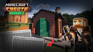 I built an ANDESITE FACTORY in Minecraft Create Mod [upl. by Sib]