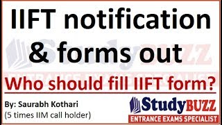 IIFT notification amp registration starts Who should fill IIFT exam form [upl. by Stieglitz]