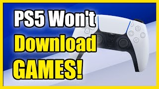 How to Fix PS5 Wont Download Games amp Free Up Storage Space Fast Tutorial [upl. by Mccafferty]