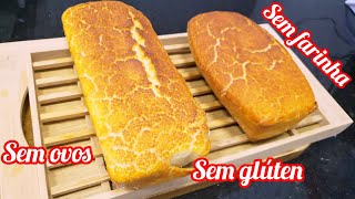 Pão de forma feito de arroz CRÚ Fácil de fazer 4ingredientes receitafácil receitasaudável [upl. by Ettezyl]