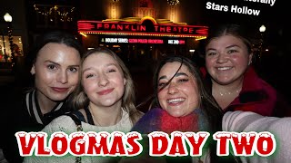 VLOGMAS winter boot haul besties visit and Franklin Christmas Tree Lighting 🎄 [upl. by Quince]