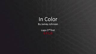 In Color  Jamey Johnson  Easy chords and lyrics [upl. by Millda]