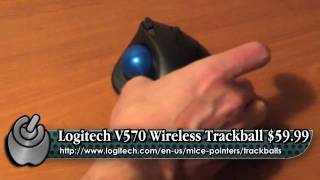 WholeApple Logitech M570 Trackball Review [upl. by Aivle]