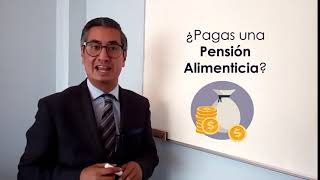 La PENSIÓN ALIMENTICIA y sus efectos Fiscales [upl. by Hatti]