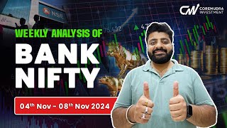 Weekly Stock Market Analysis  9 Nov 2024  Hitesh Arora  Coremudra Investment banknifty [upl. by Notseh831]