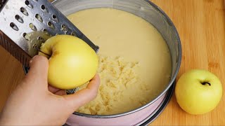 3 eggs and 2 apples  Never had such a delicious cake super soft and very easy [upl. by Gettings]