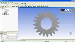 ANSYS WORKBENCH MODELING TUTORIAL9 [upl. by Byran]