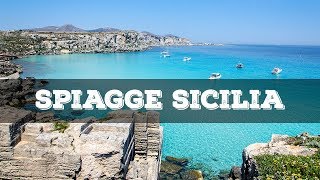 Top 10 spiagge più belle della Sicilia [upl. by Llednew]