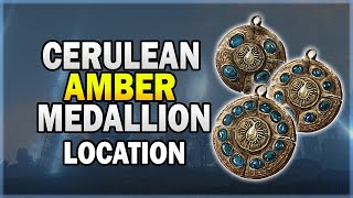 Cerulean Amber Medallion Talisman Location With 1 and 2 Raise FP  Elden Ring Guide [upl. by Ok249]