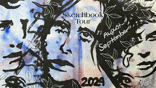 Ink Portrait Sketchbook Tour [upl. by Attlee]