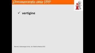 Dr Gennaro Russo  Otorinolaringoiatria  La Neurite Vestibolare [upl. by Odarnoc]