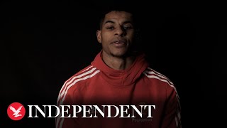 Man Utds Marcus Rashford reads emotional poem on 65th anniversary of Munich Air Disaster [upl. by Lednahs]