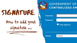 How to Add Signature to Centralized Email of Nepalmailnepalgovnp [upl. by Antonia]