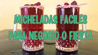 COMO PREPARAR UNA MICHELADA CLÁSICA  MICHELADAS PARA NEGOCIO  MICHELADAS CON CERVEZA [upl. by Corry235]