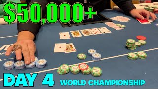 50000 WIN DAY 4 ALL IN vs Main Event Champion Hitting Miracle Rivers Poker Vlog Ep 293 [upl. by Alfonzo243]