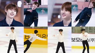 enhypen park sunghoon figure skating tiktok favourite compilation 🥺 [upl. by Gavan]