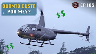 Quanto custa por mês ter um HELICÓPTERO Robinson 44 [upl. by Tolman]