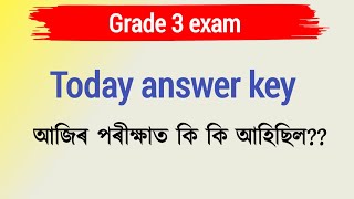 Grade 3 today answer key adre grade 3 question answer today [upl. by Fredericka]