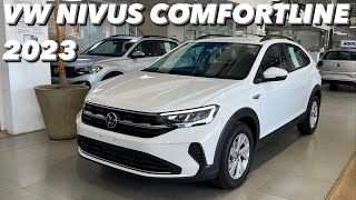 VW Nivus Comfortline 200 TSI 2023  Versão de entrada do Nivus vale a pena em 2023 4K HDR [upl. by Adiarf]