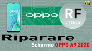 🔧 Sostituzione Lcd schermo vetro su Oppo A9 2020 Ok anche per sostituzione batteria Oppo a9 teardown [upl. by Bathsheeb571]