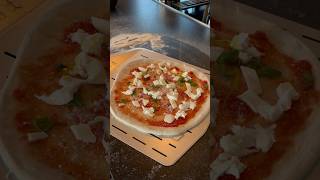 Pizza Margherita start to finish🍕🤌Enjoy🤗 eating mozarella italy cooking cheese food usa [upl. by Marienthal225]