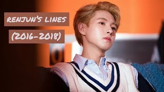 every nct song but its only renjuns lines till 2018 [upl. by Mcculloch]