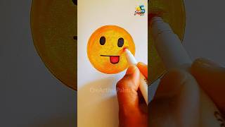 🎨Emoji Drawing 🖍shortsvideo emoji fun satisfying creative [upl. by Yim]