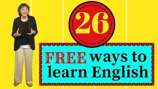 26 ways to learn English for free [upl. by Ymereg]