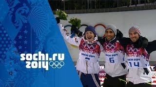 Mens Biathlon  125km Pursuit  Fourcade Wins Gold  Sochi 2014 Winter Olympics [upl. by Reddy189]