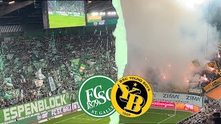 StGallen vs YB  Stadionvlog  YB MIT TRAUMTOR 🤯🤩 STGALLEN DREHT PARTIE IN 3 MINUTEN😮 VLOG 26 [upl. by Salangi]