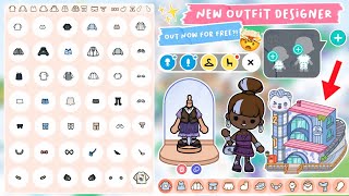 Toca Life World  NEW OUTFIT DESIGNER OUT NOW IN TOCA LIFE WORLD  TOCA BOCA UPDATE [upl. by Orin]