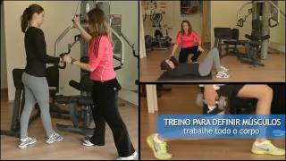 Treino de musculação exercícios para pernas e braços [upl. by Inele]