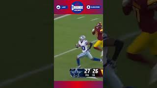 Onside Kick Return Touchdown nfl football cowboys washington [upl. by Ranna930]