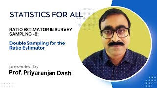 DOUBLE SAMPLING OR TWOPHASE SAMPLING FOR RATIO ESTIMATOR [upl. by Aelc]