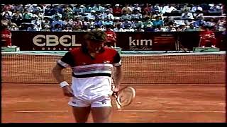 Yannick Noah vs Miloslav Mecir Final Italian Open Roma 1985 part 2 [upl. by Lancaster]