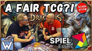 Draconis 8 an Epic New Trading Card Game Preview and Playthrough from Spiel Essen 2024 [upl. by Blaise]