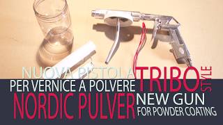 Verniciatura a polvere TRIBO con la pistola Nordic Pulver [upl. by Muncey286]