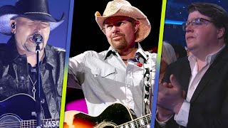 Toby Keith’s Son Cries During Jason Aldean’s ACM Awards Tribute Performance [upl. by Leotie]