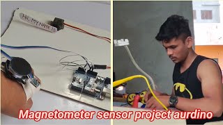 simple magnetometer sensor project using aurdino with trend youtubeshorts aurdino diy [upl. by Odnumyar]